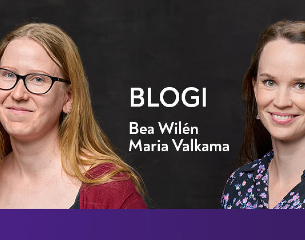 Blogi Maria Valkama ja Bea Wilén